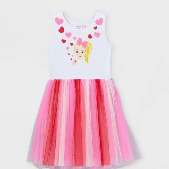 Girls& JoJo Siwa Tutu Dress - White XL 14/16